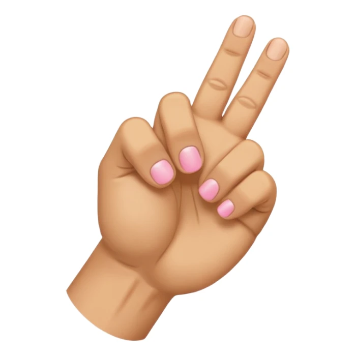 Closed fist with pinky finger sticking up sticker