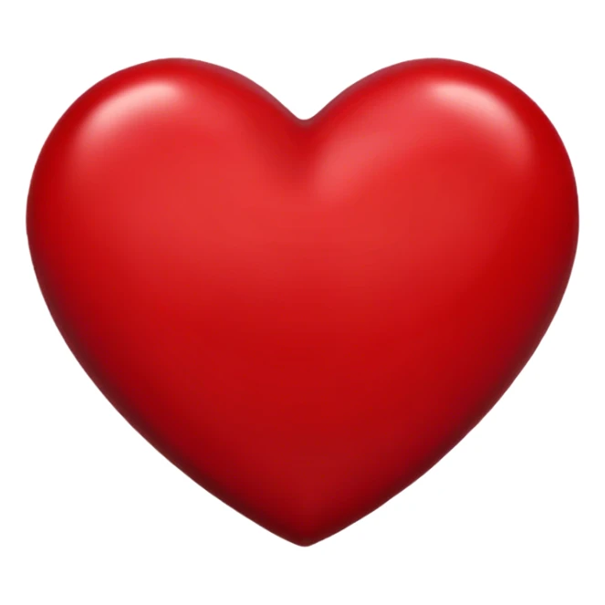 Dark red heart  sticker