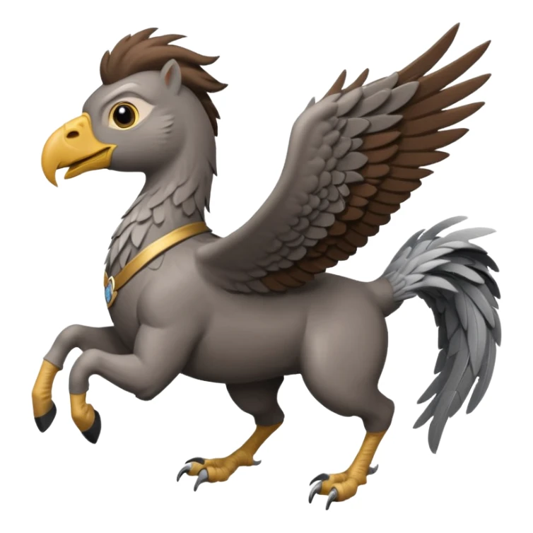 harry potter riding buckbeak sticker