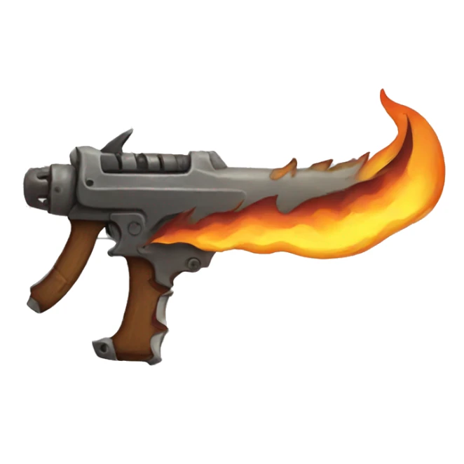flame weapon sticker