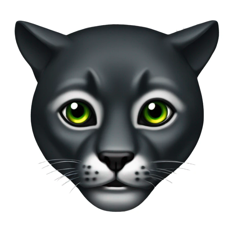 Animal pantera negra con ojos verdes sticker