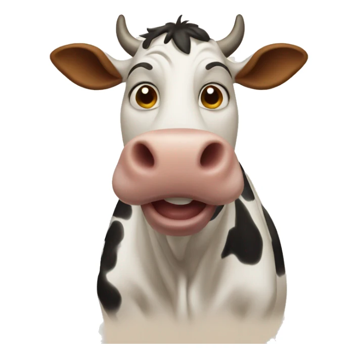 cow and the nonsense talk sticker