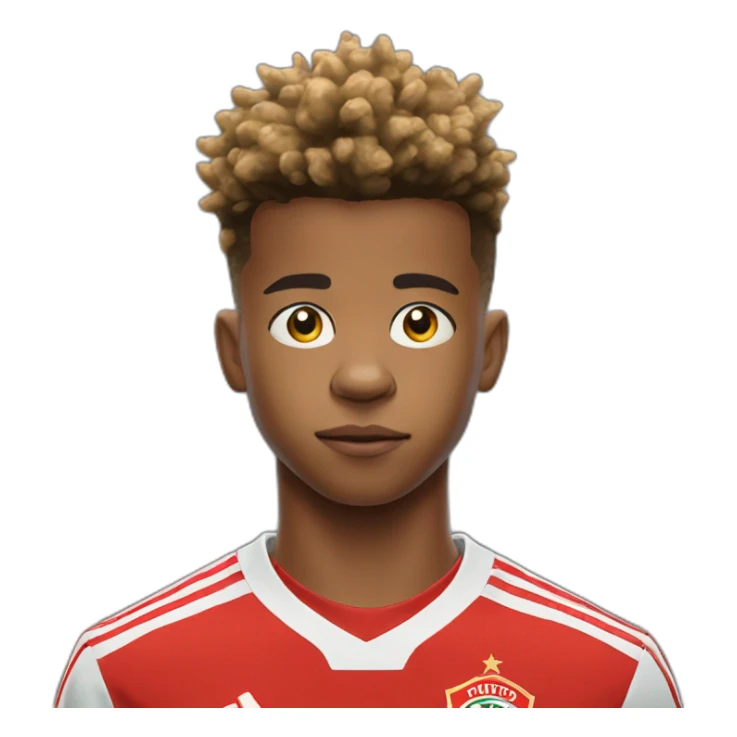 David Neres Benfica with Little eyes looked tired sticker
