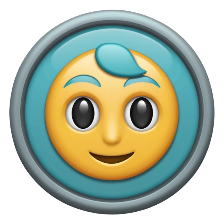 marca de verificación  un "check"  dentro de un círculo de color cian o turquesa, con un borde gris claro. sticker