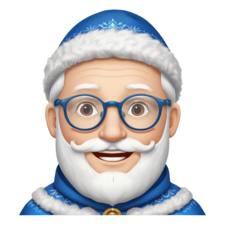 Father Frost WITH GLASSES sticker