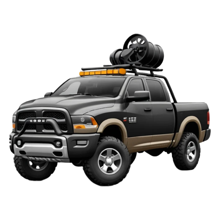 Dodge Ram Ourdoorsman Black sticker