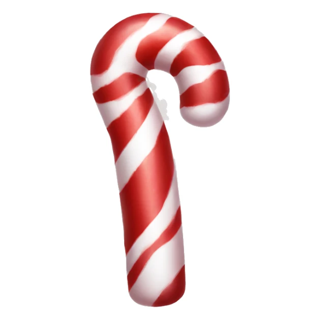 Candy cane sticker