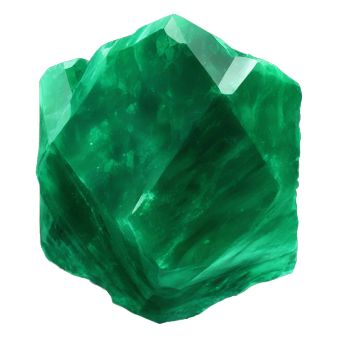 Charged raw malachite crystal sticker