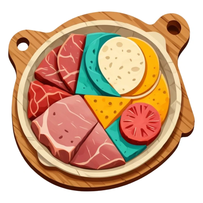 picasso abstract art SPAM MEAT painting sticker