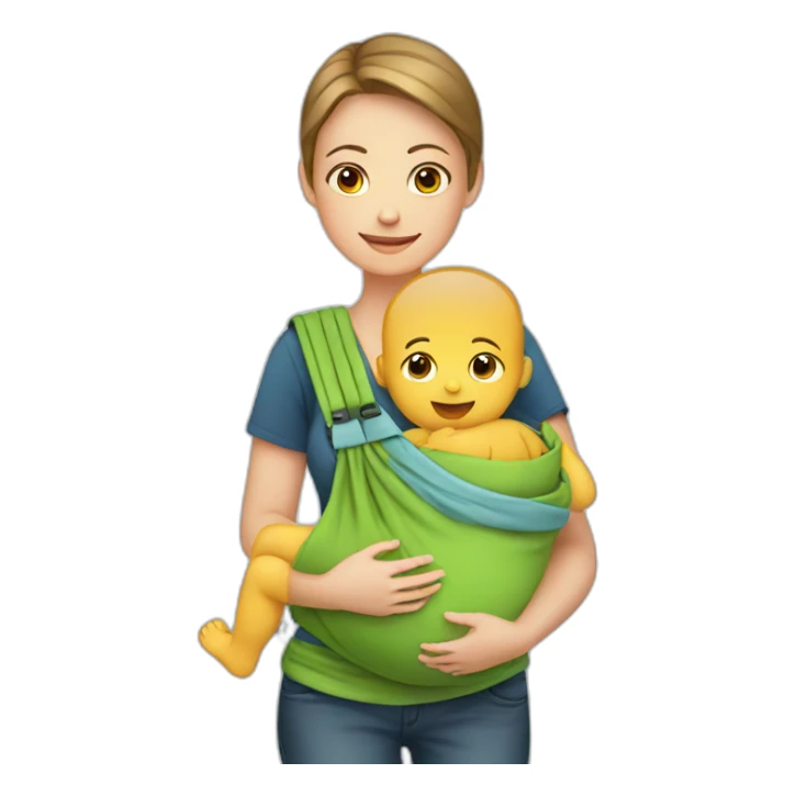 Babywearing sticker