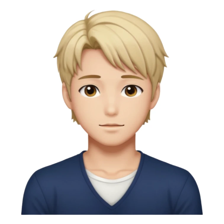 Cute Sexy Handsome Attractive Romantic Shoujo-Anime-style semi-realistic gentleMan   sticker