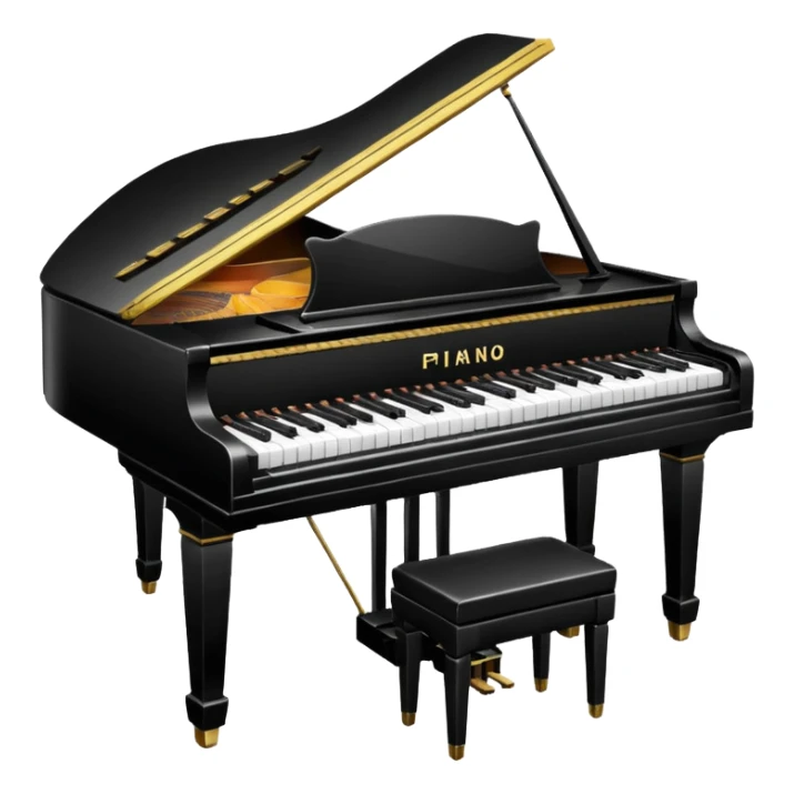 Piano sticker