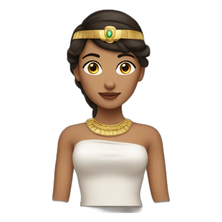 Egyptian woman brunette sticker