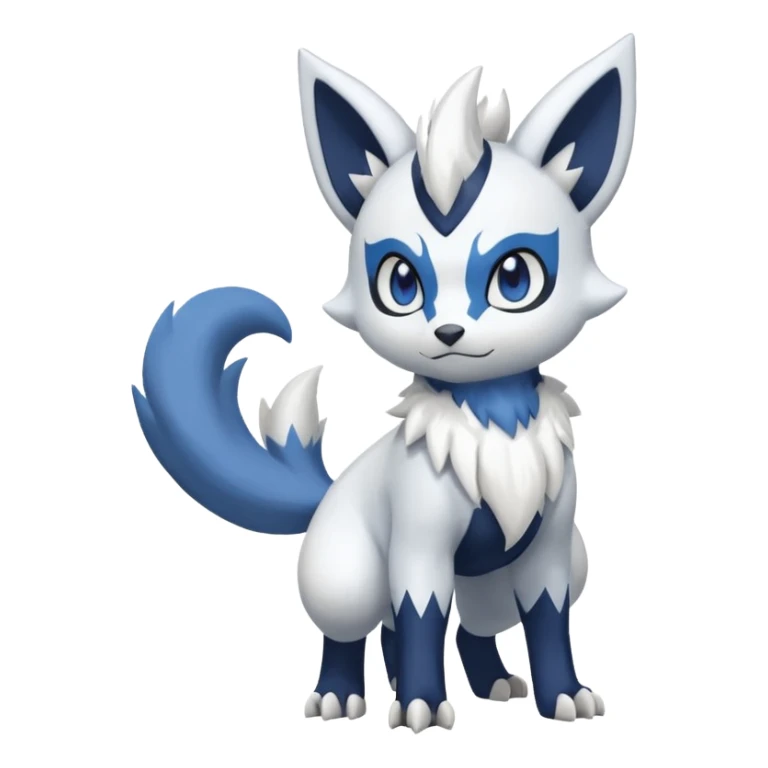 Minun-Meowstic-Absol-Zangoose-fusion, full body sticker