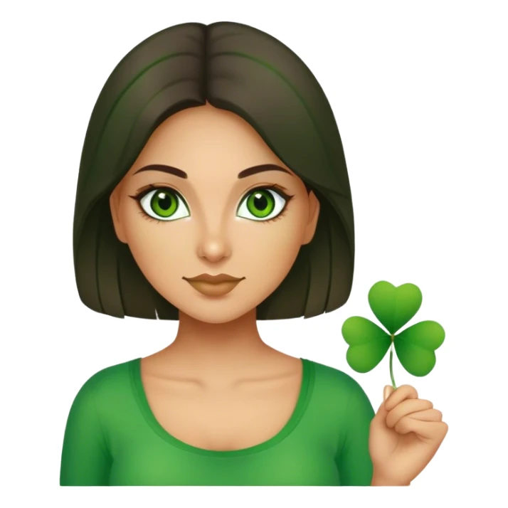 Latino woman st Patrick’s day  sticker