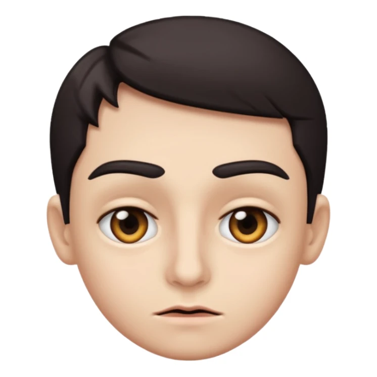 🙂like this but mad and raising left side of lip sticker