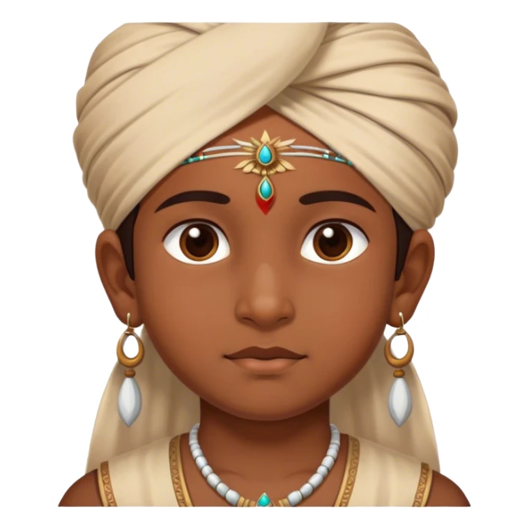 a racist image of an indian kid named rutva sticker