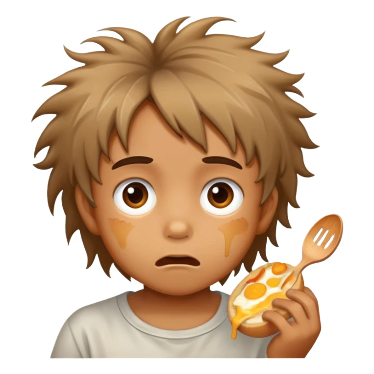 hungry child  sticker