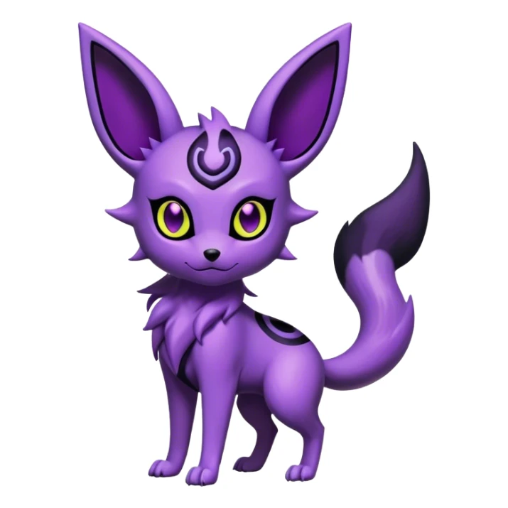 Noibat-Umbreon-Espeon-hybrid, full body sticker