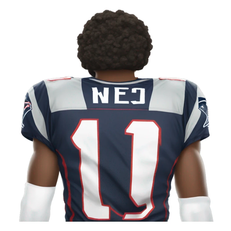  patriots jersey number 10 smelly sticker