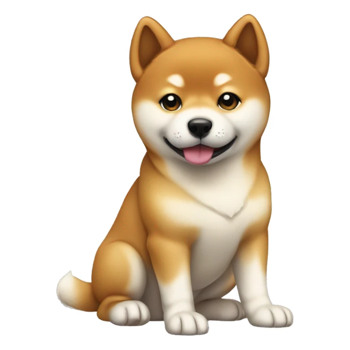 Shiba Inu puppy full body sticker
