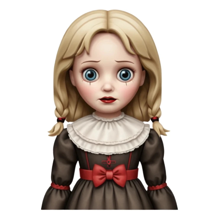 Annabelle doll from The Conjuring movie sticker