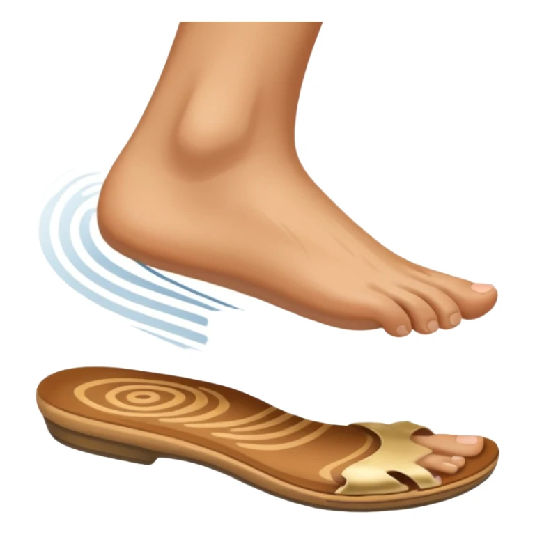 a shoe with a foot inside, stepping and showing a clear shoe print below. and leg with motion line







 sticker