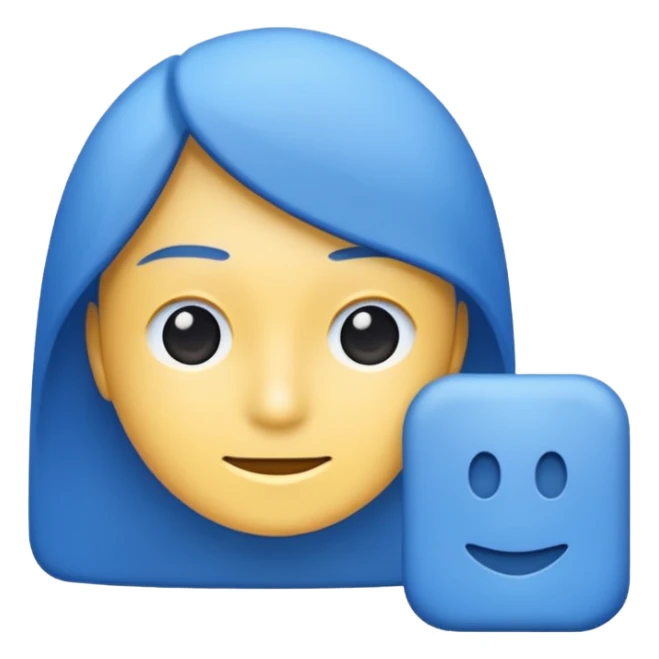 Centang biru dengan ada centang berwarna putih dan bentuk lingkaran warna biru sticker