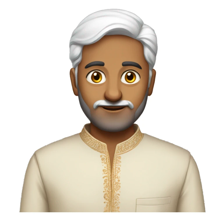 Indian man in kurta pajama ful sticker