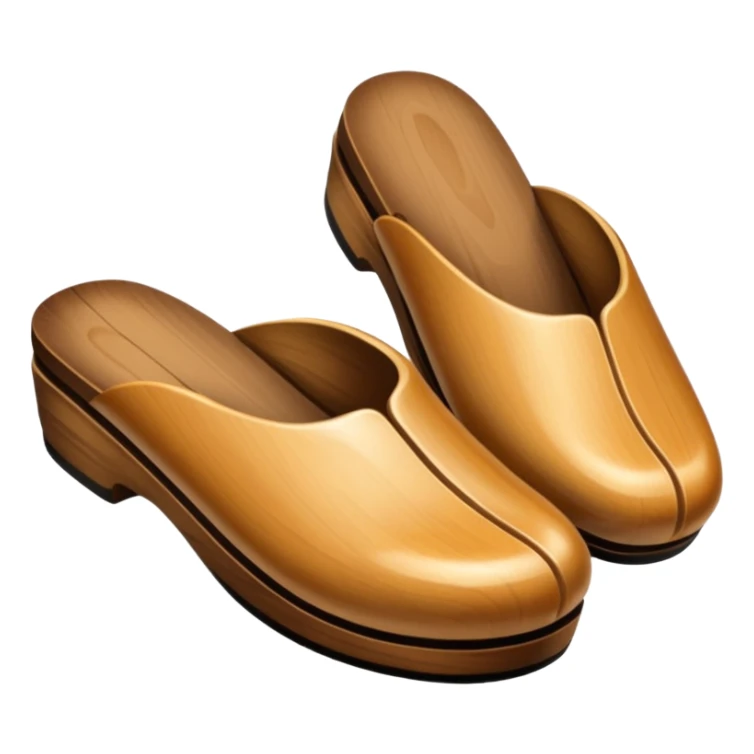 japanese wooden slippers sticker