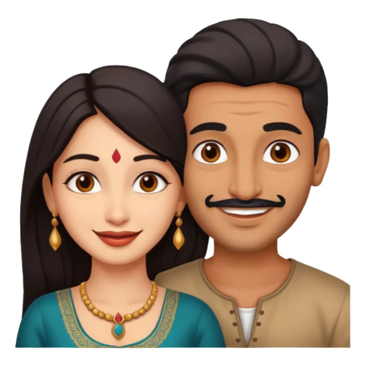 indian man and woman having sex sticker