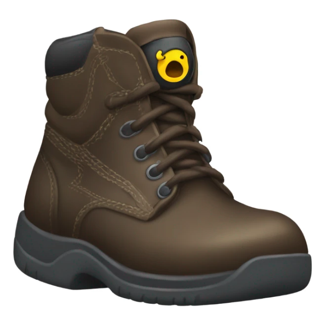 haz una bota de calzado de seguridad sticker