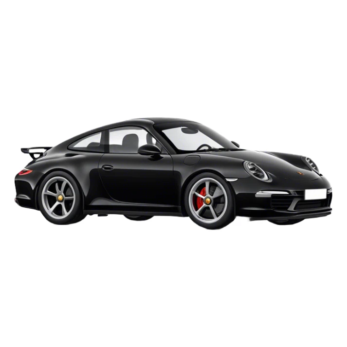 Porsche 911 - Porsche (Model Year: 2021) (Iconic colour: Black) sticker