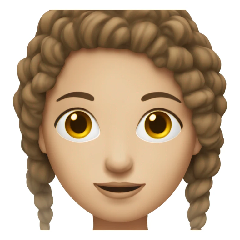 white woman with brown hair with hookah sticker