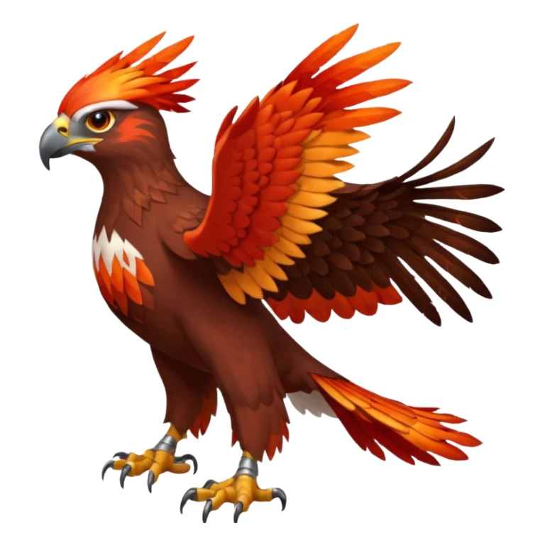 Braviary-Talonflame-Hawk-Eagle-fusion-hybrid-animal-creature  sticker