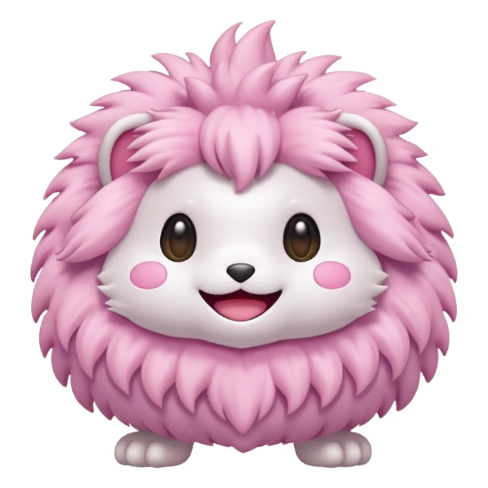 A cute kawaii pastel Fakémon-creature (full body) sticker