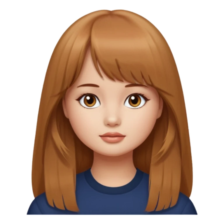 Debby Ryan (long hair with straight bangs) sticker