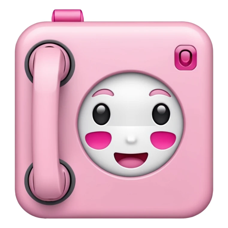 mix light pink dark pink and white girly voicemail sticker