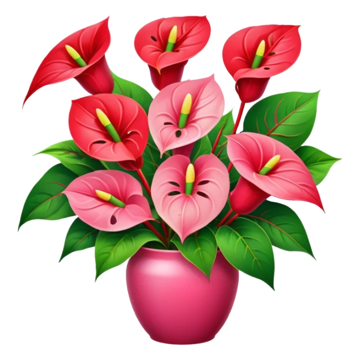 orchidee - sonnenblume - anthurienstrauss - ohne blumenvase, ohne blumentopf sticker