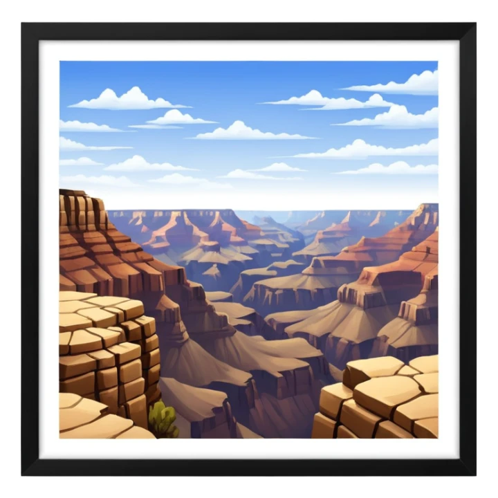 Grand Canyon Desert Place sticker