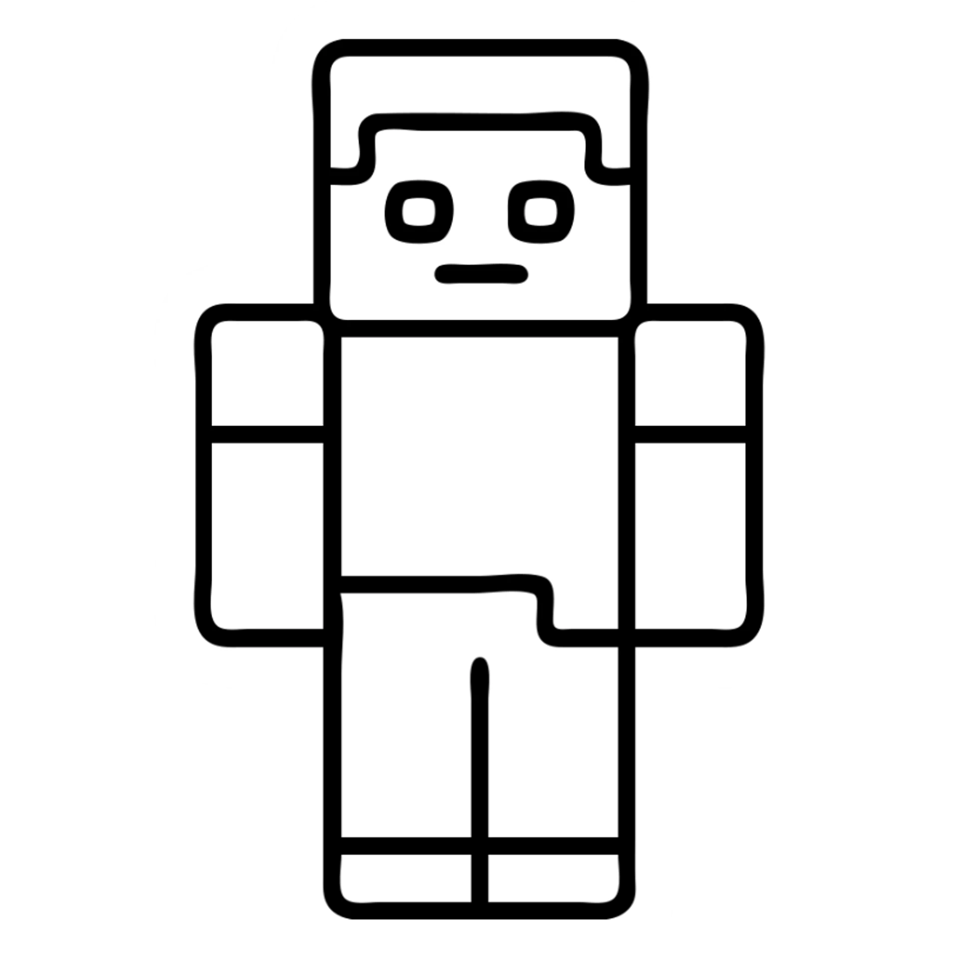 Minecraft character sticker