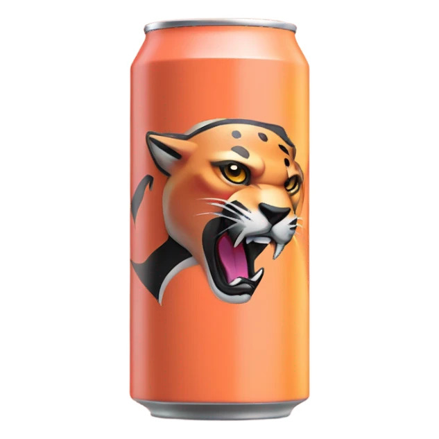Peach Panther Energy Drink  sticker