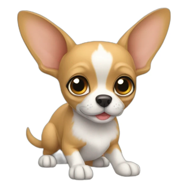 La Fée Clochette en chihuahua sticker