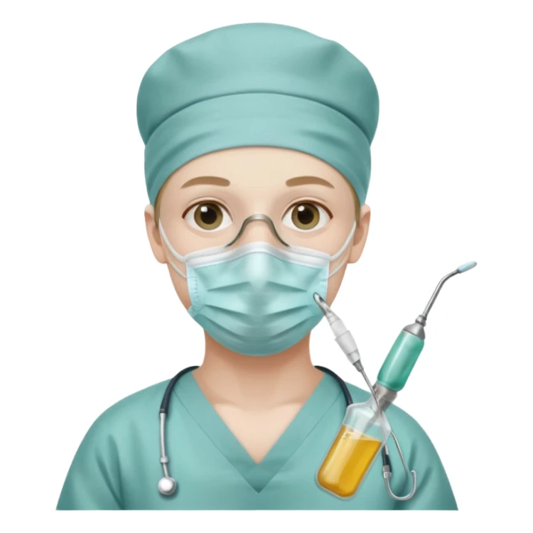 A victorian surgeon using chloroform as an anaesthetic on a patient during an operation sticker