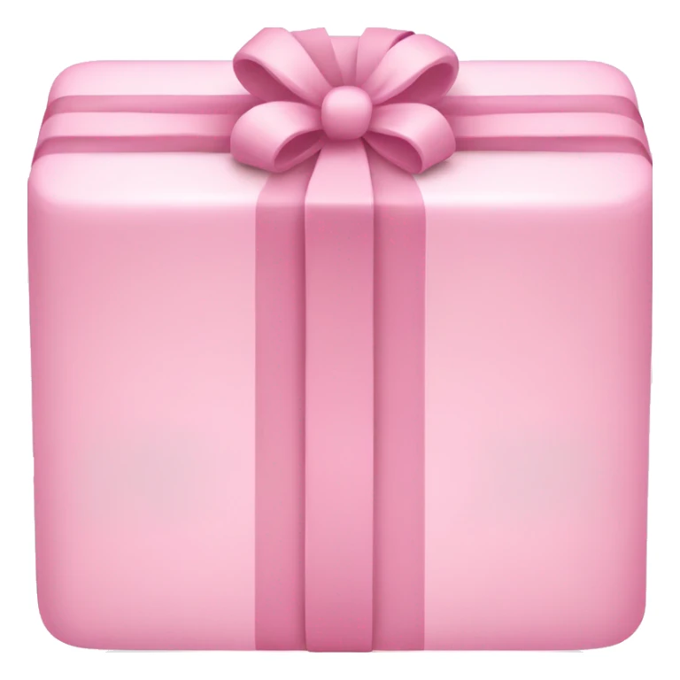 light pink christmas present sticker