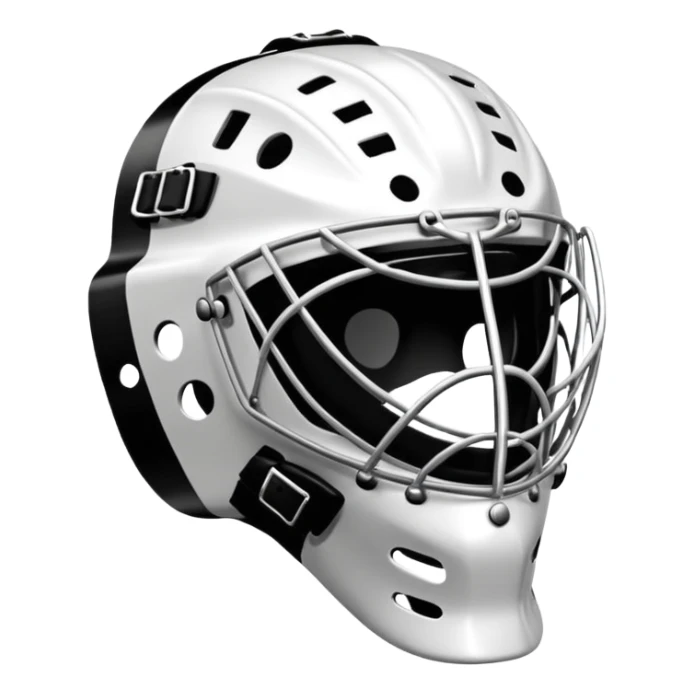 Masque de gardien de hockey sticker