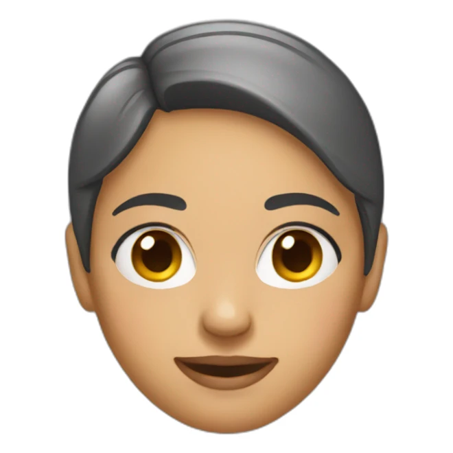 Create a female emoji  sticker