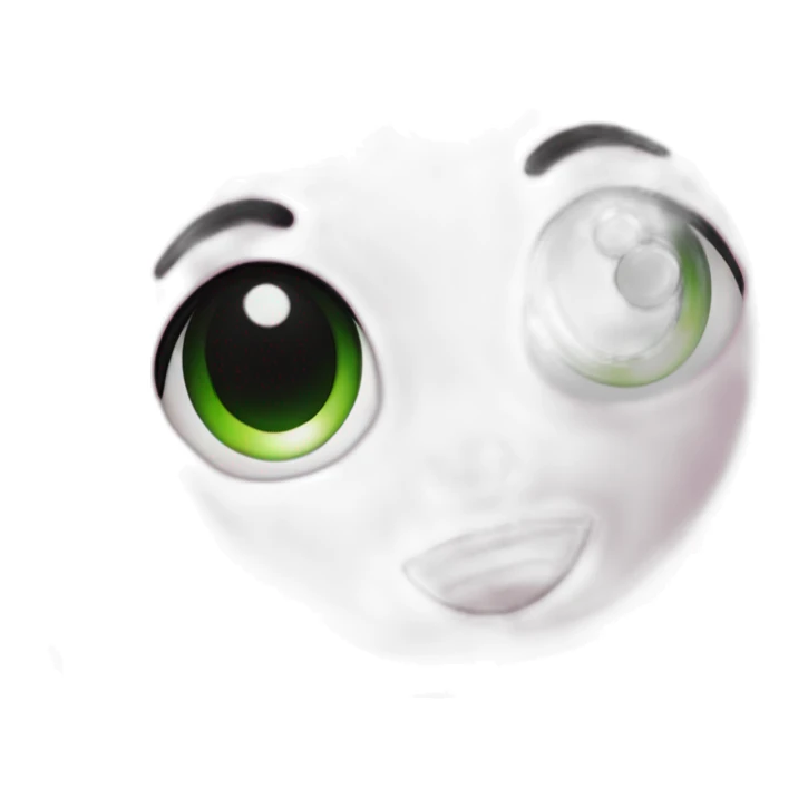 🎒 this bag but pink with a shocked face. Add shocked eyes and mouth sticker