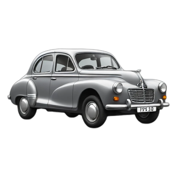 Peugeot 203 cars grey sticker