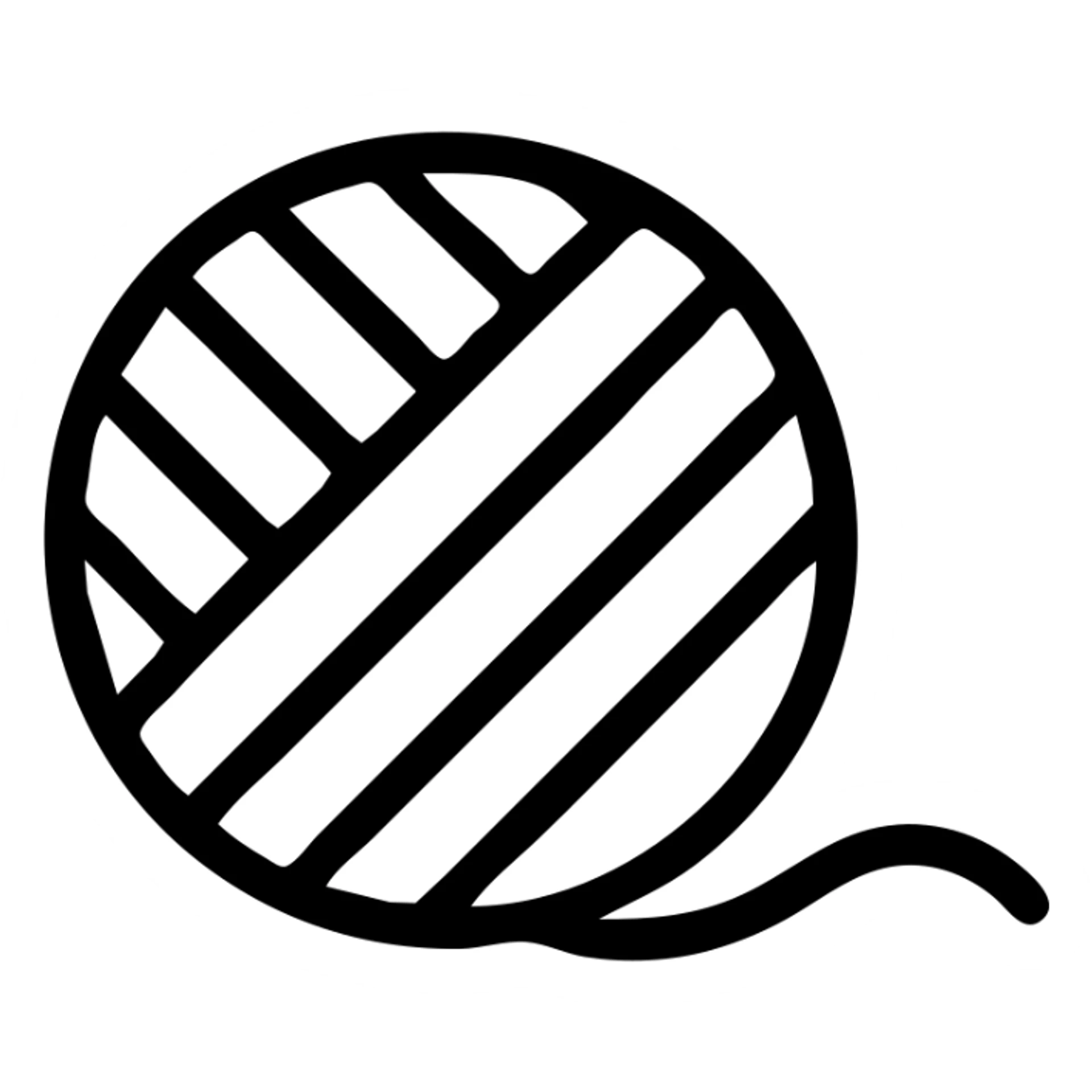 клубок минимализм sticker